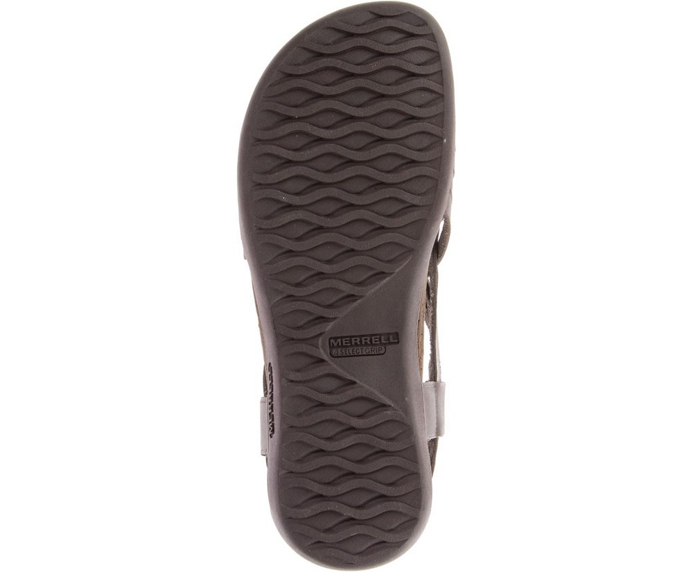 Merrell Sandals Grey - District Mahana Backstrap - Womens 79GDXCZMS